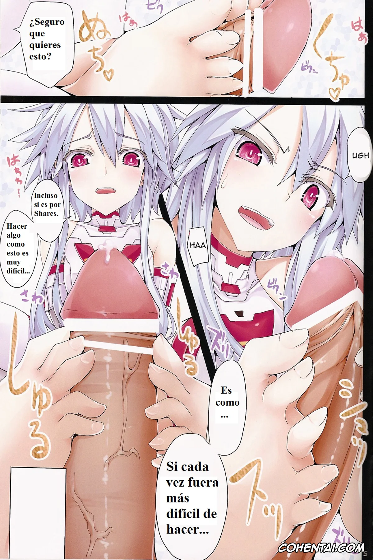 Hyperdimension Neptunia | Choujigen Game Neptune hentai, Black Heart hentai, Blanc hentai, Green Heart hentai, Iris Heart hentai, Nepgear hentai, Neptune hentai, Noire hentai, Peashy hentai, Purple Heart hentai, Vert hentai, White Heart hentai, Yellow Heart hentai, NepVitanH Extra! (Hyperdimension Neptunia), pagina 6