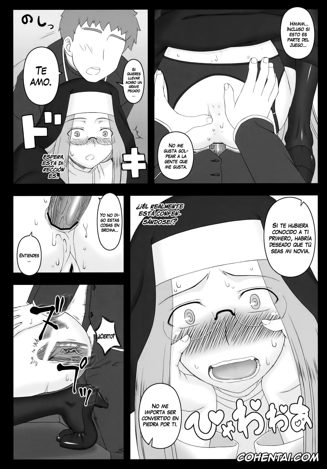 Fate/stay night porno, Rider porno, Shirou Emiya porno, Yaraena. 12 Rider-san no Ha.chi.mi.tsu Zangeshitsu (Fate/stay night), pagina 23