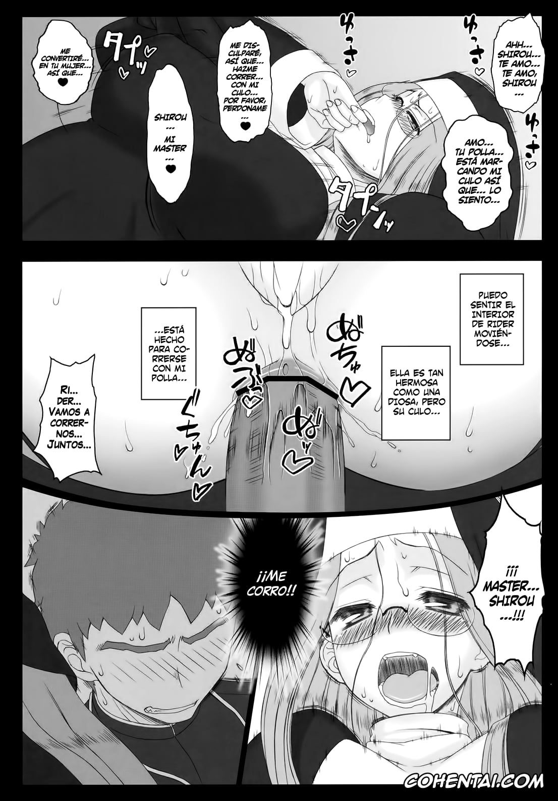 Fate/stay night porno, Rider porno, Shirou Emiya porno, Yaraena. 12 Rider-san no Ha.chi.mi.tsu Zangeshitsu (Fate/stay night), pagina 29