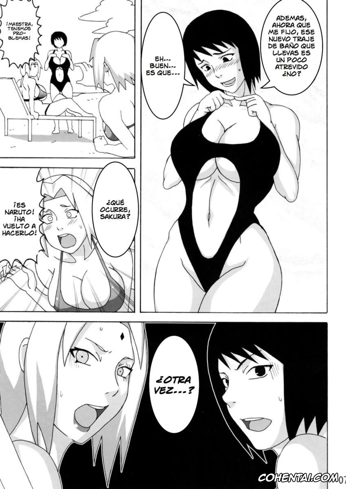 NARUTO porno, Hinata Hyuga porno, Naruto Uzumaki porno, Sakura Haruno porno, Shizune porno, Temari porno, Tsunade porno, Tsunade no Insuiyoku (Naruto), pagina 8