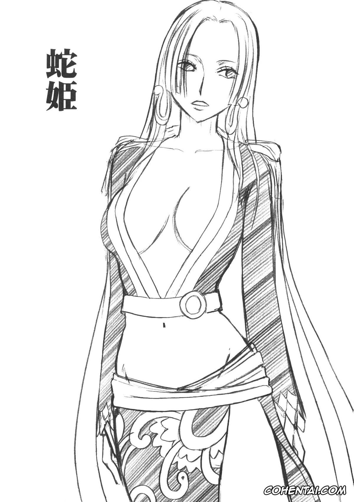 One Piece porno, Boa Hancock porno, Hebihime (Hebihime Soushuuhen) (One Piece), pagina 2