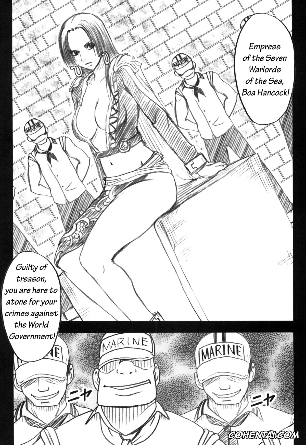 One Piece hentai, Boa Hancock hentai, Hebihime (Hebihime Soushuuhen) (One Piece), pagina 3