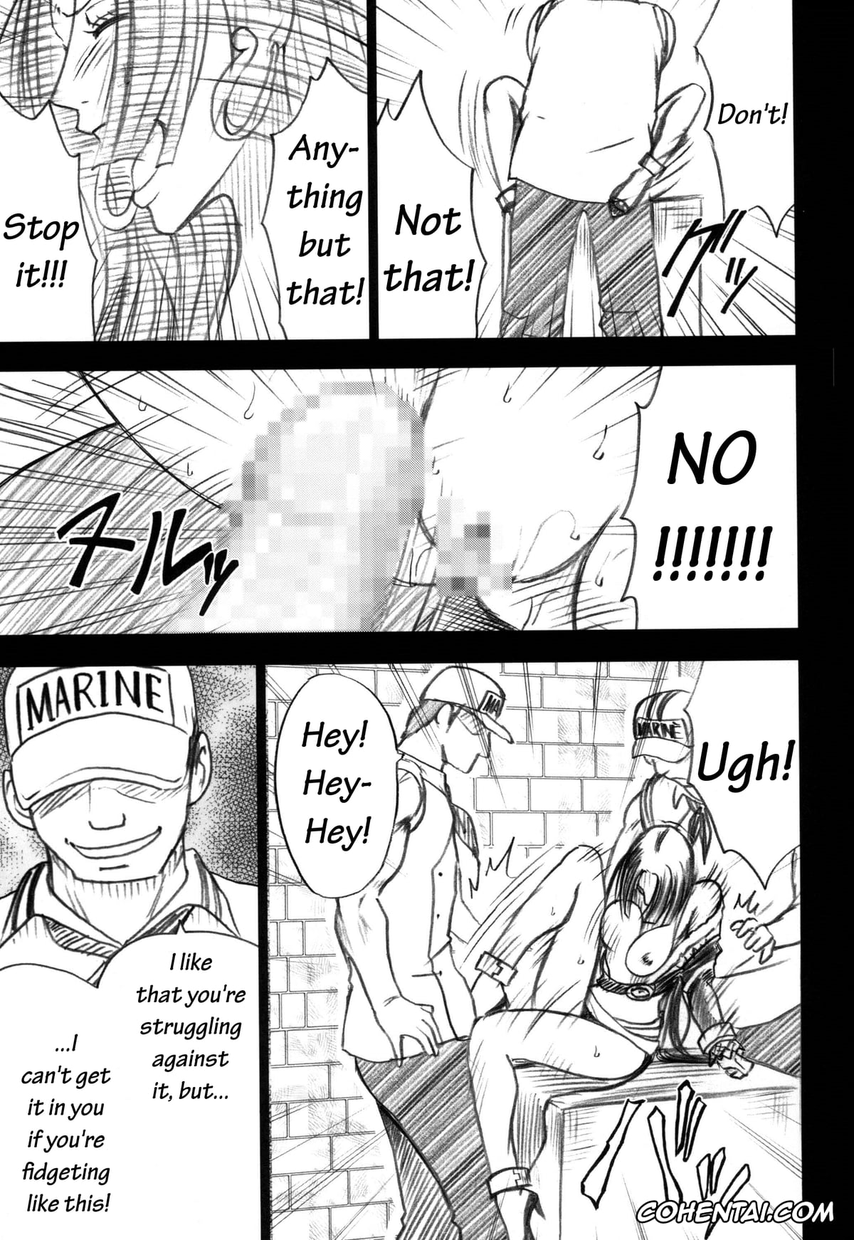 One Piece xxx, Boa Hancock xxx, Hebihime (Hebihime Soushuuhen) (One Piece), pagina 46