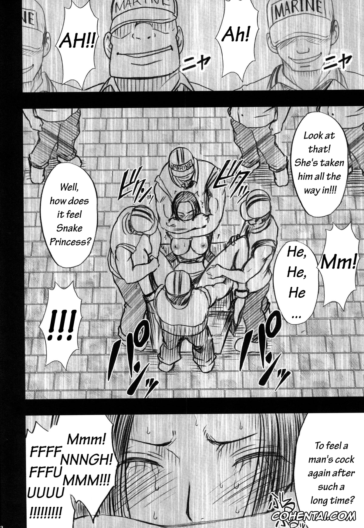 One Piece porno, Boa Hancock porno, Hebihime (Hebihime Soushuuhen) (One Piece), pagina 53