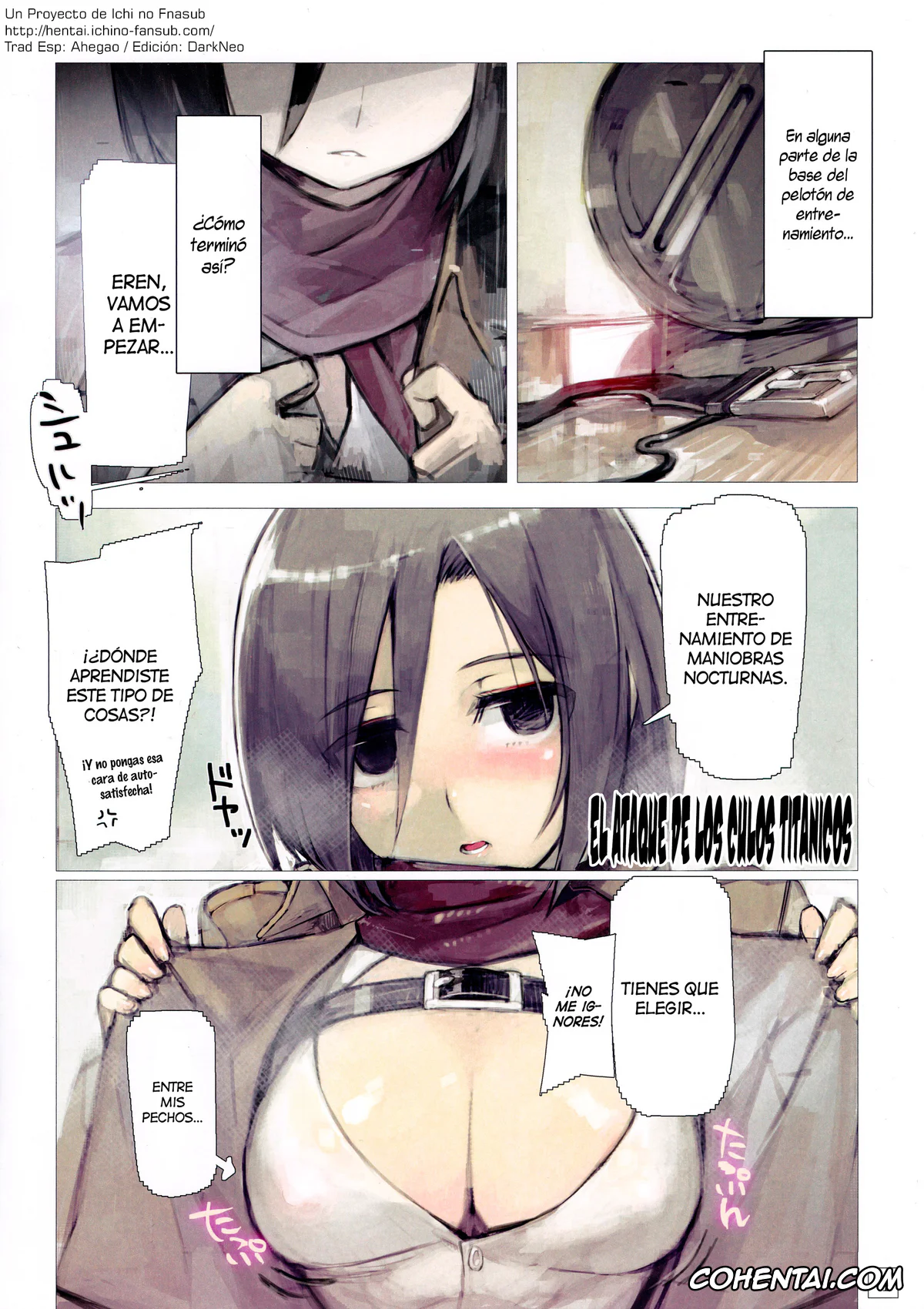 Shingeki No Kyojin | Attack On Titan xxx, Eren Jaeger xxx, Krista Lenz xxx, Mikasa Ackerman xxx, Ymir xxx, SHINNGEKI vol. 4 (Shingeki no Kyojin), pagina 4