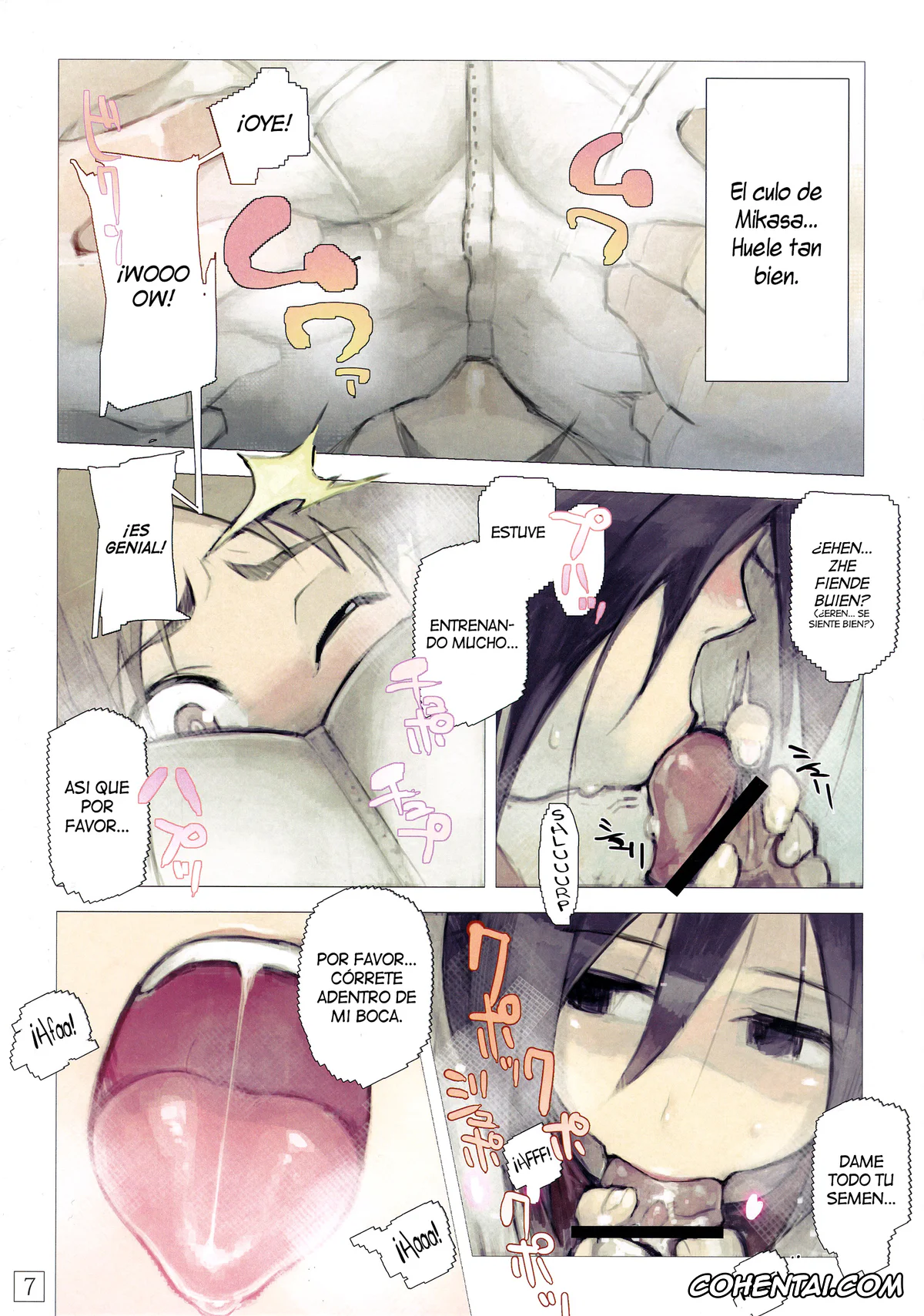 Shingeki No Kyojin | Attack On Titan xxx, Eren Jaeger xxx, Krista Lenz xxx, Mikasa Ackerman xxx, Ymir xxx, SHINNGEKI vol. 4 (Shingeki no Kyojin), pagina 7
