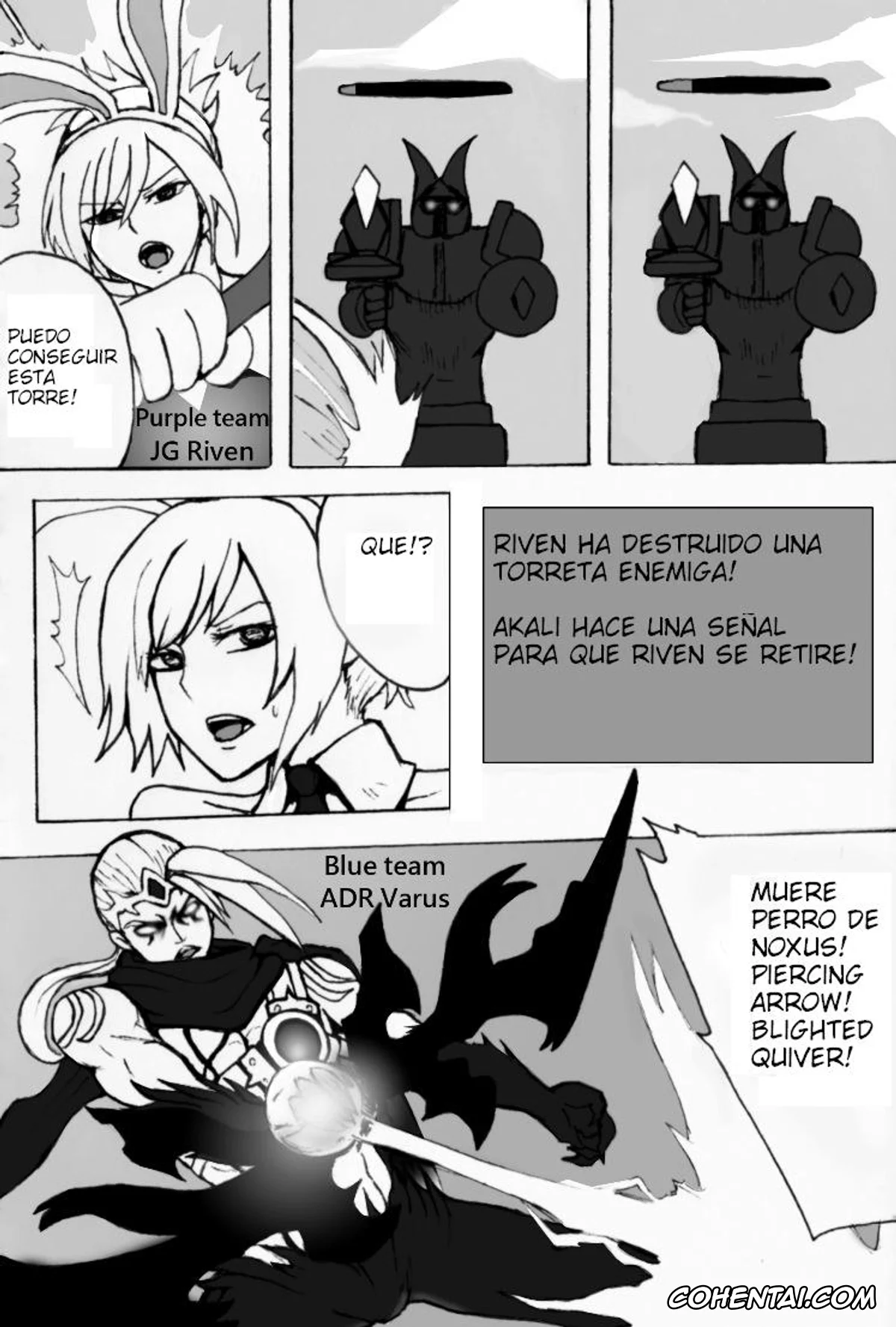 League of Legends hentai, Riven hentai, Zac hentai, AFKERS 2 (League of Legends), pagina 3