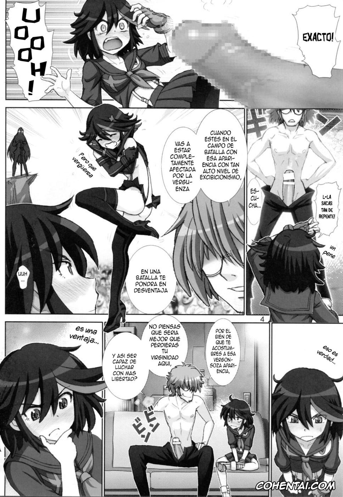 Kill la Kill hentai, Aikuro Mikisugi hentai, Ryuuko Matoi hentai, Ryuuko no Susume (Kill la Kill), pagina 3