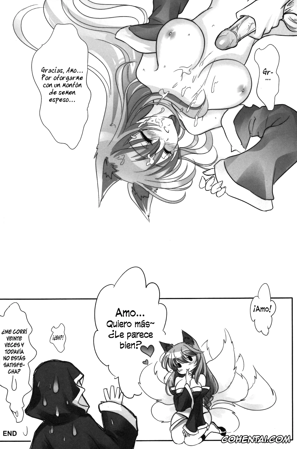 League of Legends porno, Ahri porno, Ko Kori-teki Shiyuo Tesatsu (League of Legends), pagina 17
