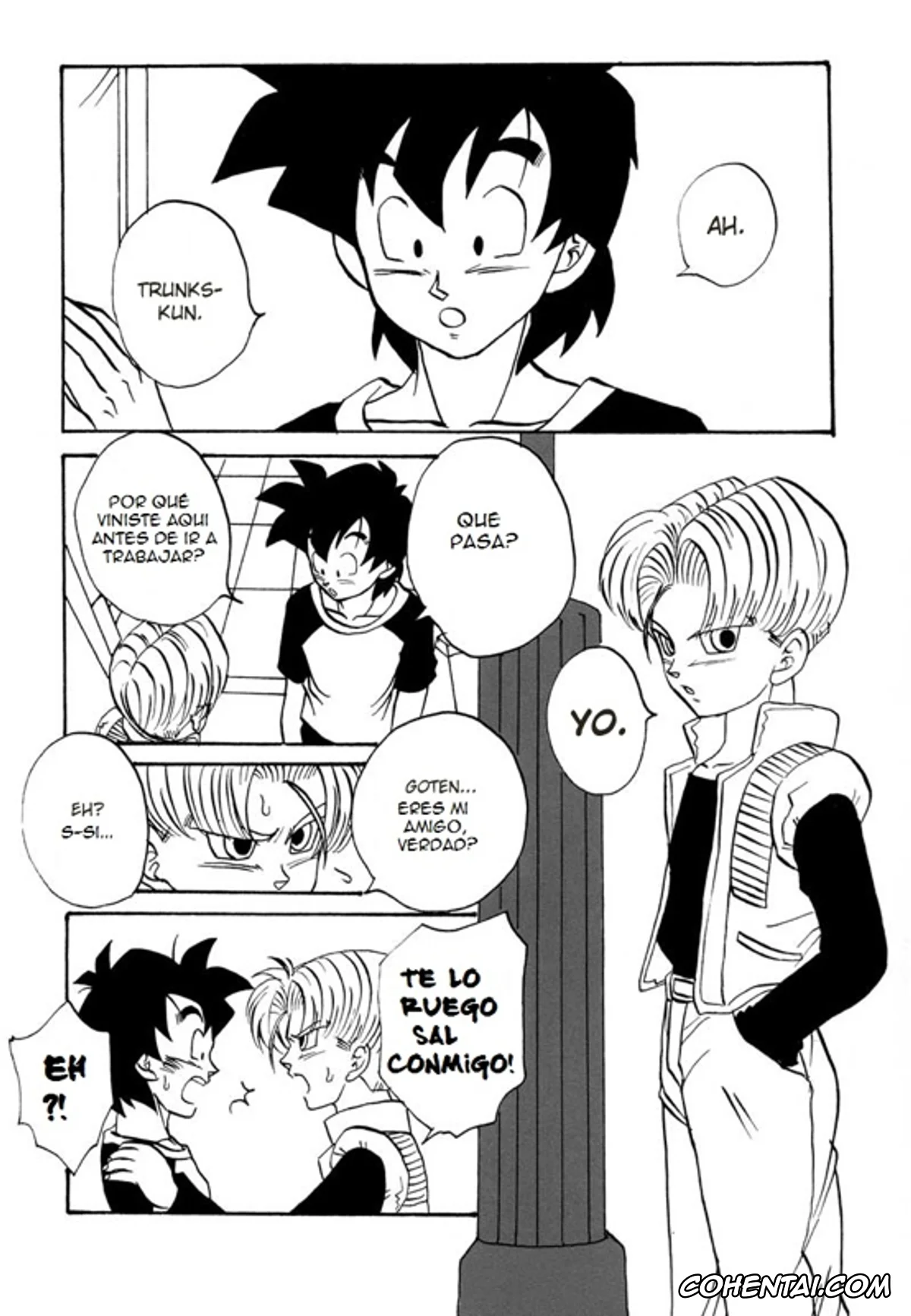 Dragon Ball Z hentai, Son Goten hentai, Trunks Briefs hentai, BATTLE! (Dragon Ball Z), pagina 3