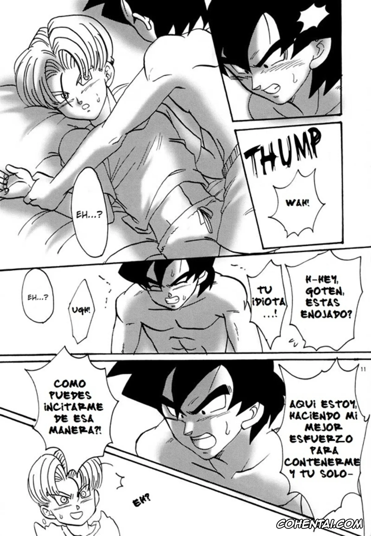 Dragon Ball Z hentai, Son Goten hentai, Trunks Briefs hentai, BATTLE! (Dragon Ball Z), pagina 9