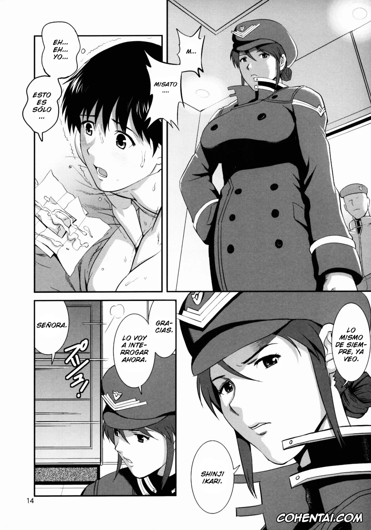 Neon Genesis Evangelion porno, Misato Katsuragi porno, Ritsuko Akagi porno, Shinji Ikari porno, Forty and Fourteen (Neon Genesis Evangelion), pagina 14