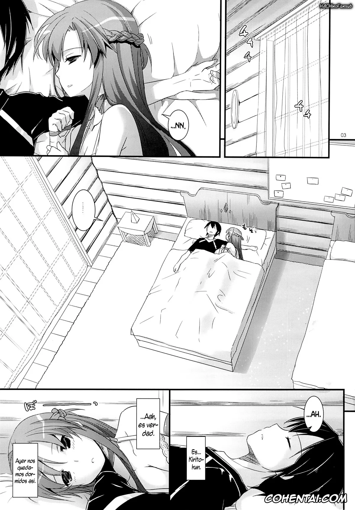 Sword Art Online porno, Asuna Yuuki porno, Kazuto Kirigaya | Kirito porno, D.L.action 83 (Sword Art Online), pagina 2
