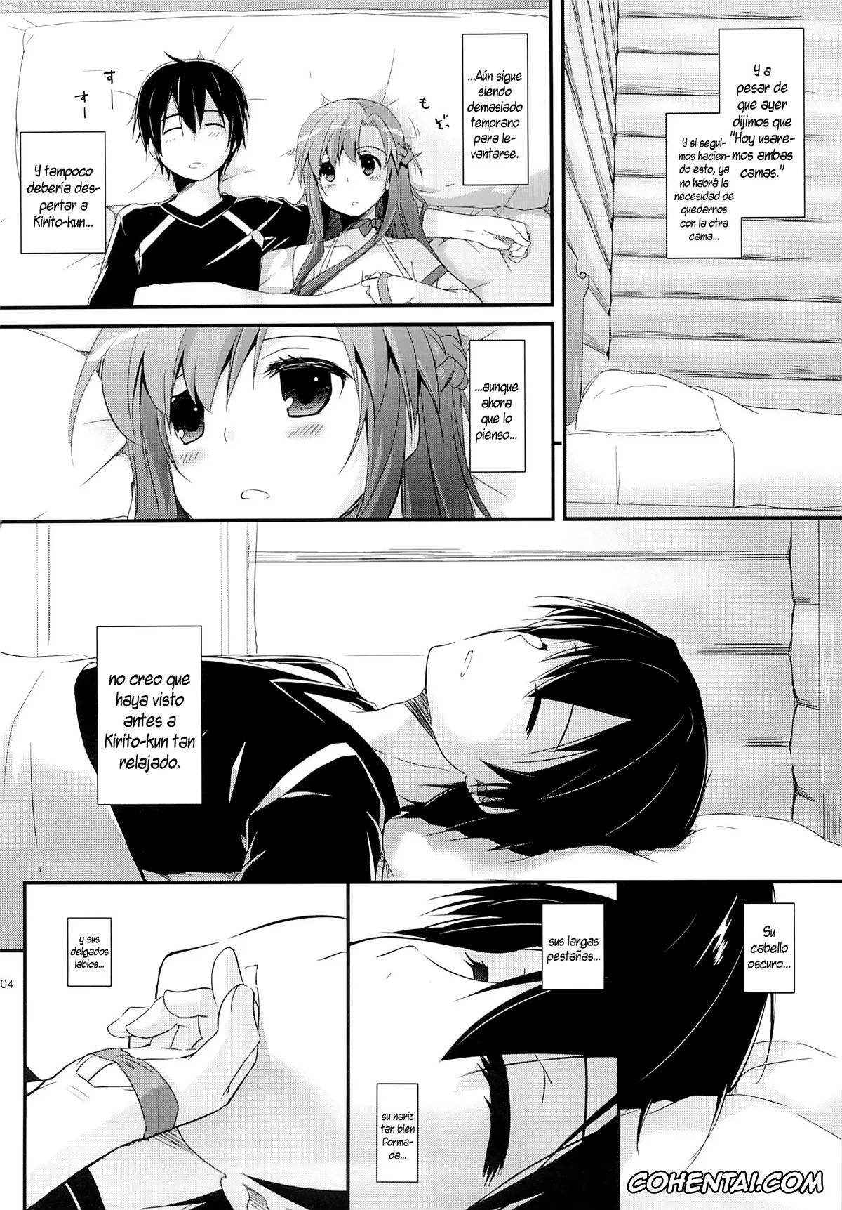Sword Art Online hentai, Asuna Yuuki hentai, Kazuto Kirigaya | Kirito hentai, D.L.action 83 (Sword Art Online), pagina 3