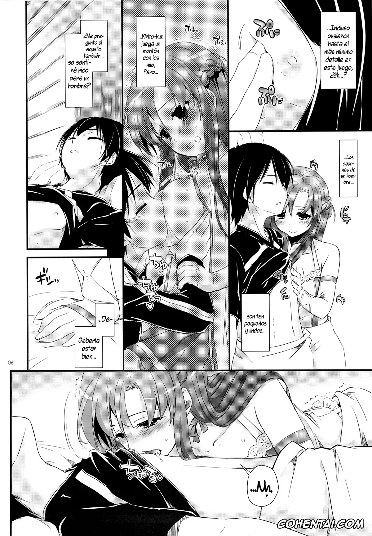 Sword Art Online porno, Asuna Yuuki porno, Kazuto Kirigaya | Kirito porno, D.L.action 83 (Sword Art Online), pagina 5