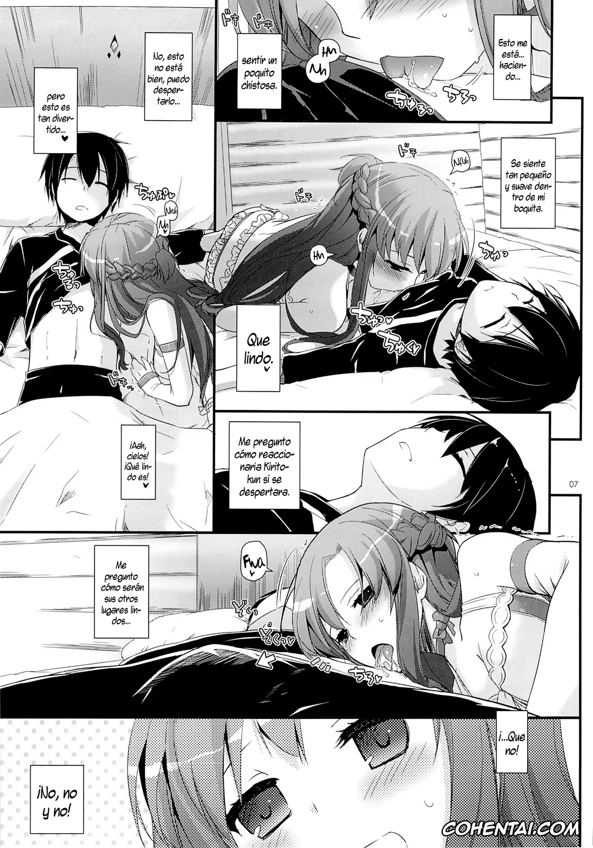 Sword Art Online hentai, Asuna Yuuki hentai, Kazuto Kirigaya | Kirito hentai, D.L.action 83 (Sword Art Online), pagina 6