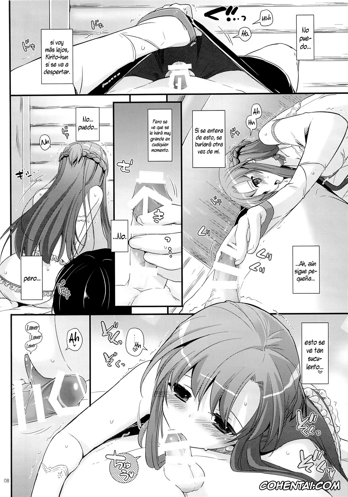 Sword Art Online xxx, Asuna Yuuki xxx, Kazuto Kirigaya | Kirito xxx, D.L.action 83 (Sword Art Online), pagina 7