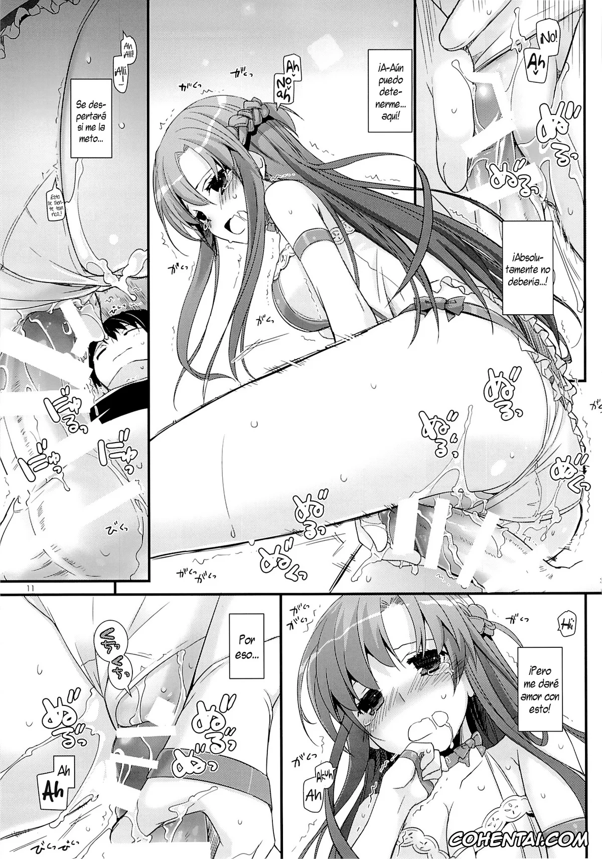 Sword Art Online xxx, Asuna Yuuki xxx, Kazuto Kirigaya | Kirito xxx, D.L.action 83 (Sword Art Online), pagina 10