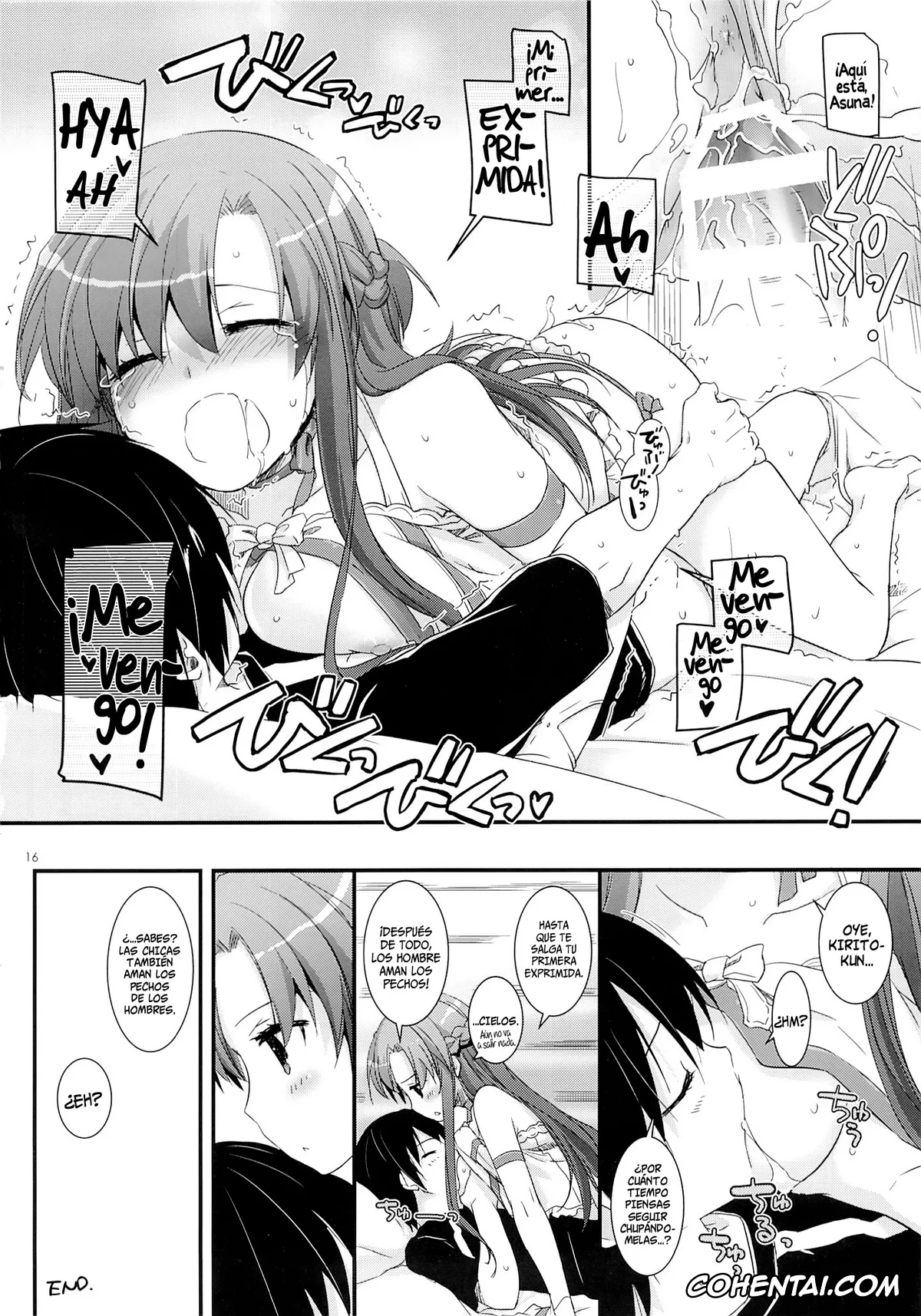 Sword Art Online hentai, Asuna Yuuki hentai, Kazuto Kirigaya | Kirito hentai, D.L.action 83 (Sword Art Online), pagina 15