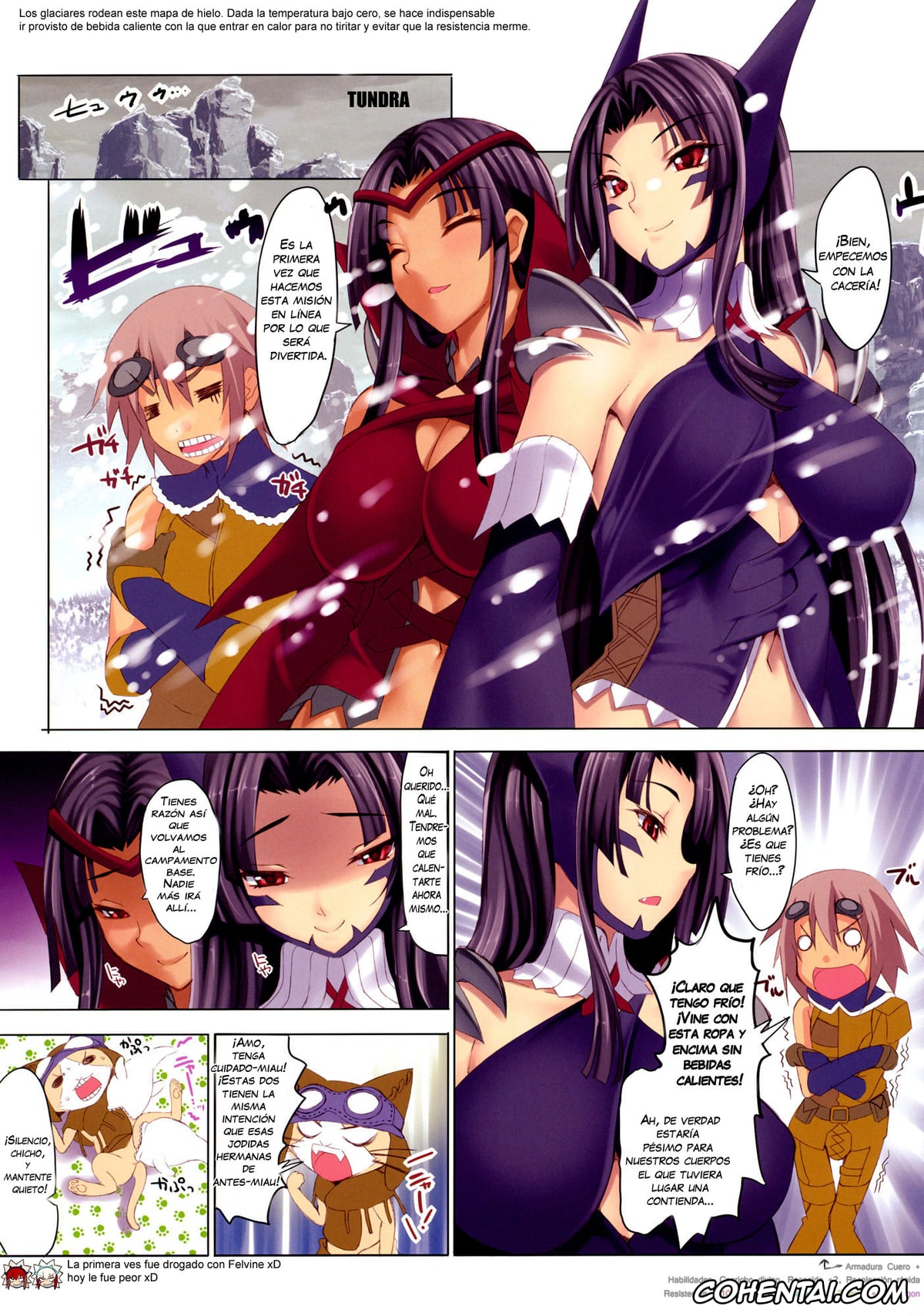 Monster Hunter hentai, CL-orz 17 (Monster Hunter), pagina 3