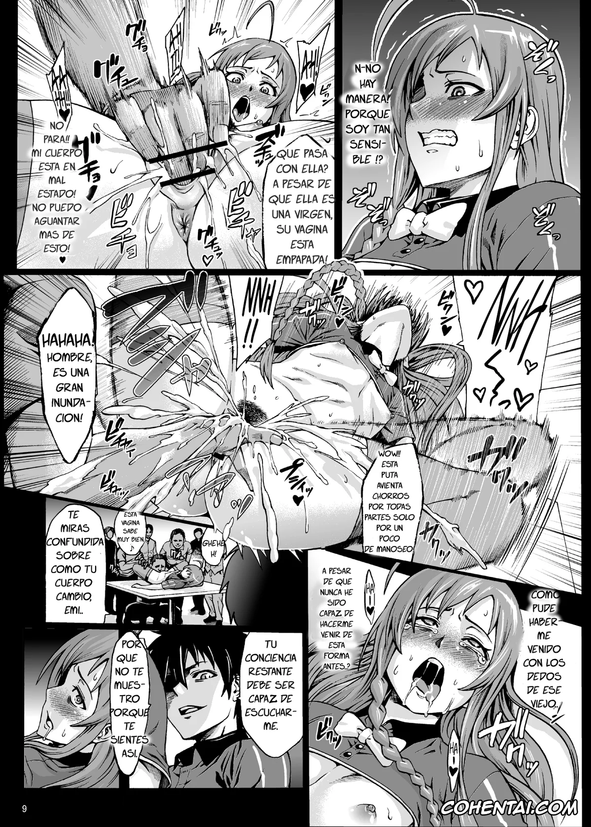 Hataraku Maou-sama! hentai, Chiho Sasaki hentai, Emi Yusa hentai, Sadao Maou hentai, Kuro Maguro no Maou-sama! (Hataraku Maou-sama!), pagina 9
