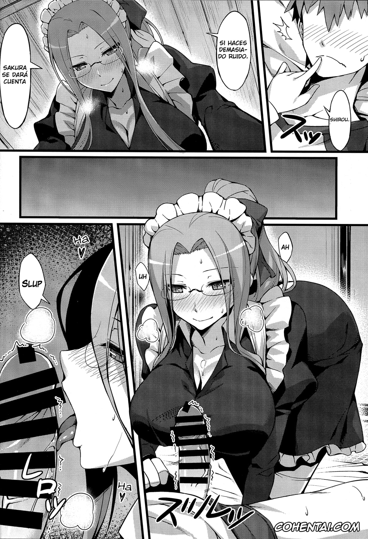 Fate/stay night xxx, Rider xxx, Shirou Emiya xxx, Rider-san to Maid Fuku. (Fate/stay night), pagina 10