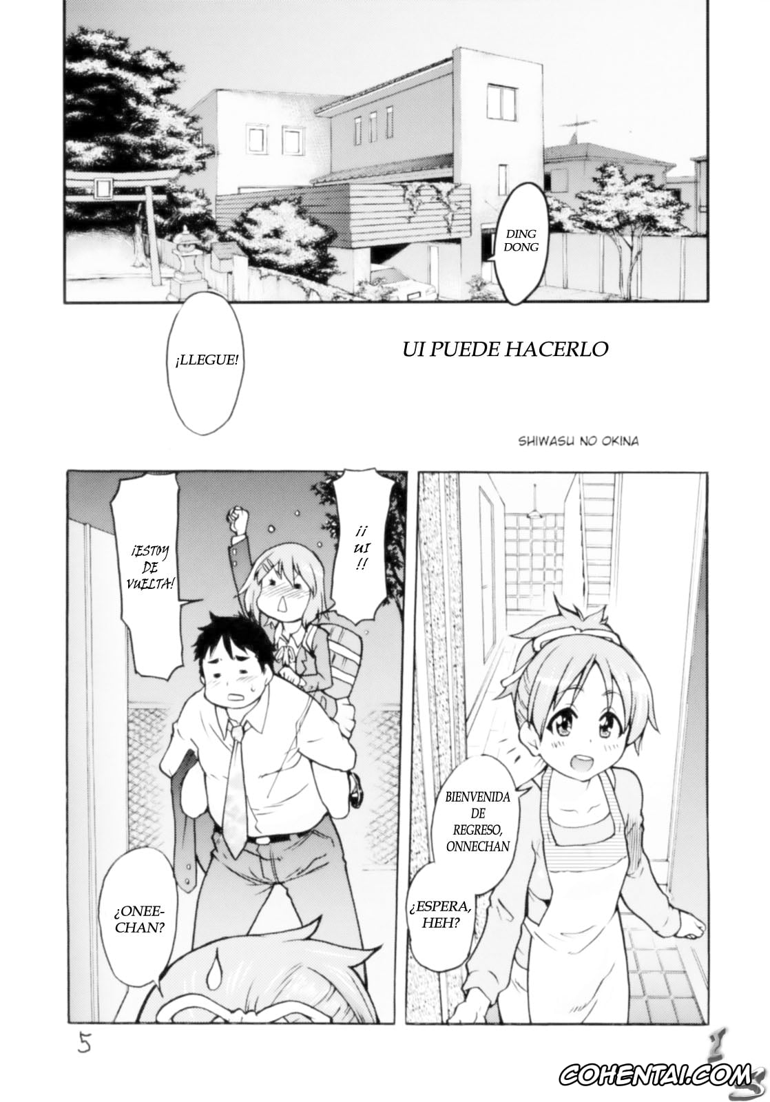 K-ON! porno, Ui Hirasawa porno, Dekite oru nou… Ui wa… Hon (K-ON!), pagina 5
