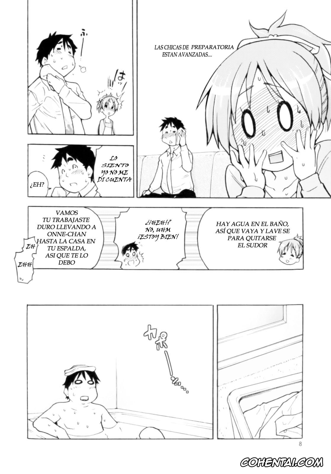 K-ON! porno, Ui Hirasawa porno, Dekite oru nou… Ui wa… Hon (K-ON!), pagina 8