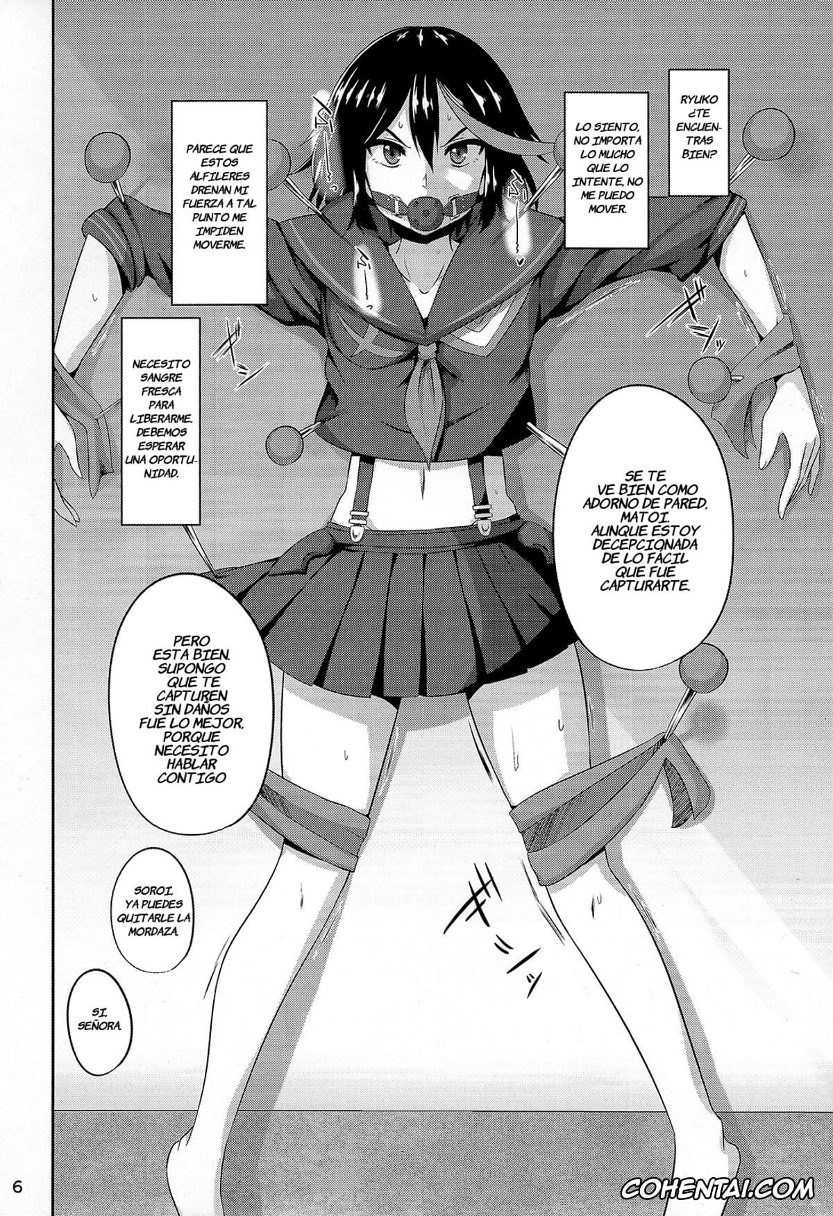 Kill la Kill hentai, Ryuuko Matoi hentai, Satsuki Kiryuuin hentai, Satsuki-Ryu (Kill la Kill), pagina 6