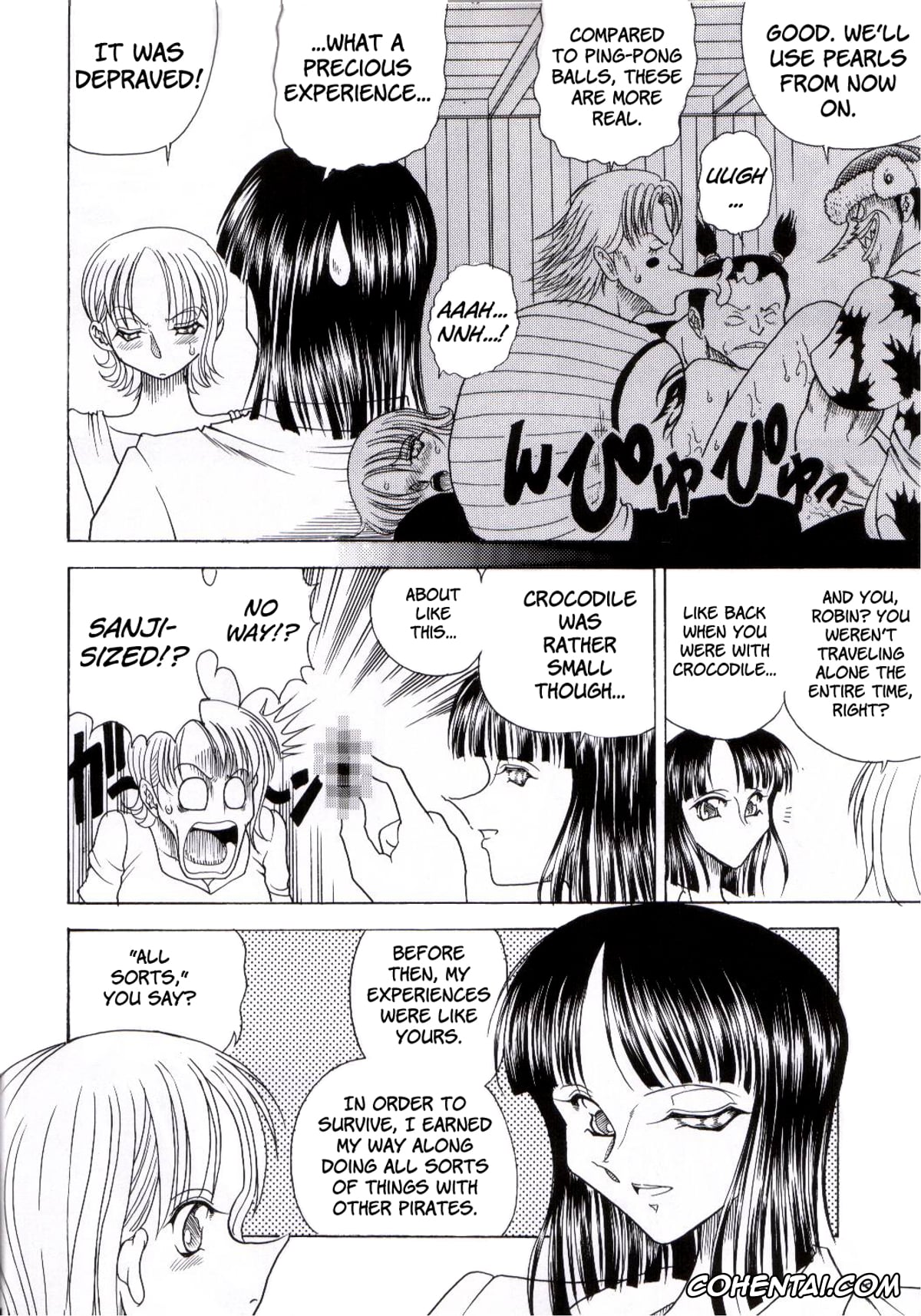 One Piece porno, Nami porno, Nico Robin porno, Usopp porno, ZONE 25 Futari Saki (One Piece), pagina 11