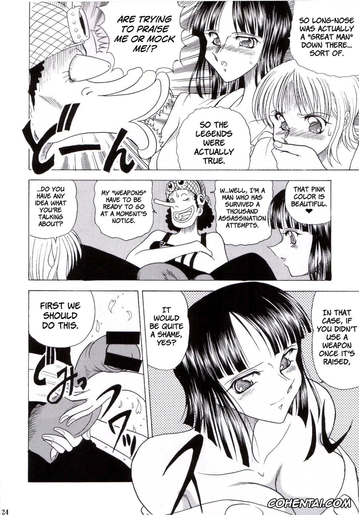 One Piece hentai, Nami hentai, Nico Robin hentai, Usopp hentai, ZONE 25 Futari Saki (One Piece), pagina 21