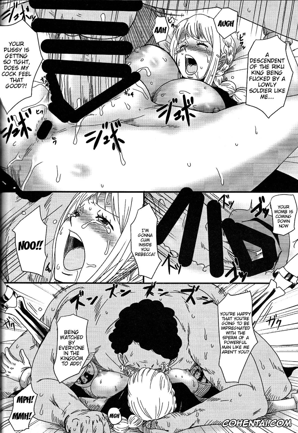 One Piece porno, Rebecca porno, Muhai no Onna (One Piece), pagina 11
