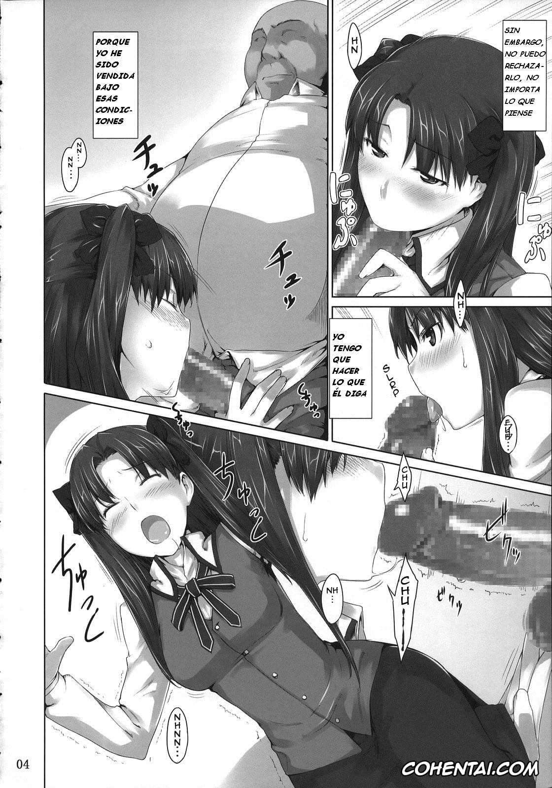 Fate/stay night hentai, Rin Tosaka hentai, Saber | Arturia Pendragon hentai, Tohsaka-ke no Kakei Jijou 4 (Fatestay night), pagina 3