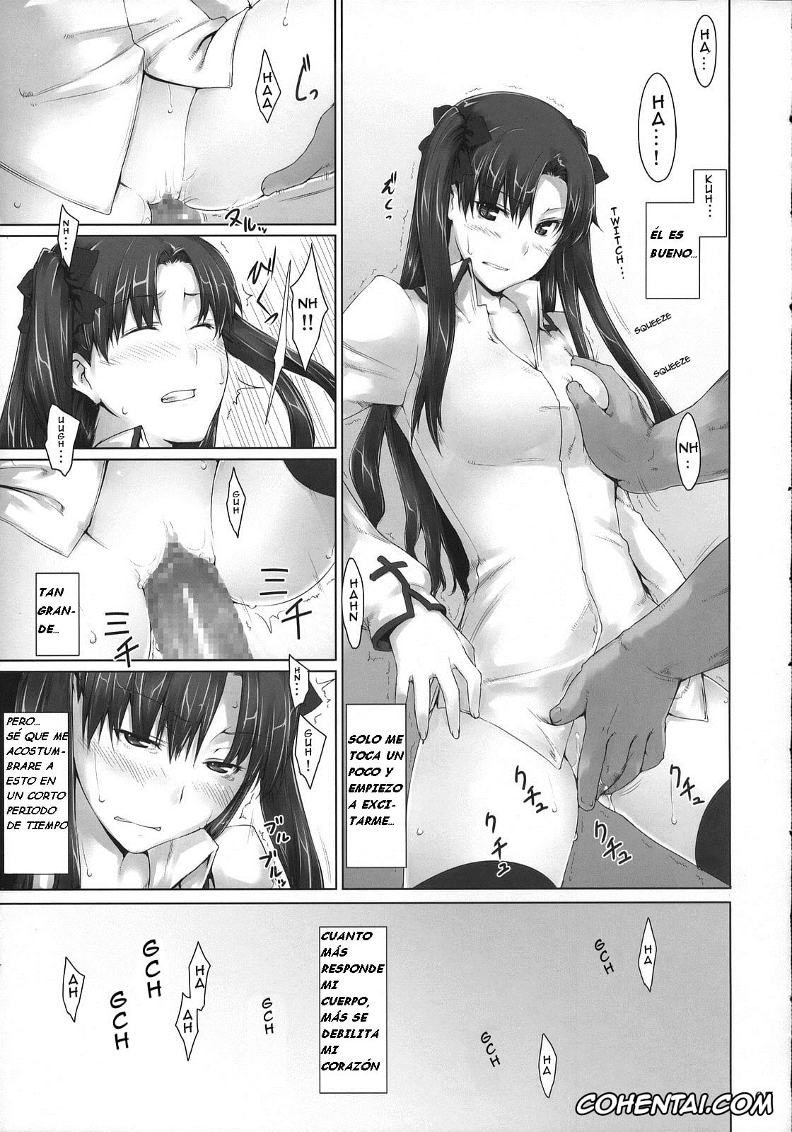 Fate/stay night hentai, Rin Tosaka hentai, Saber | Arturia Pendragon hentai, Tohsaka-ke no Kakei Jijou 4 (Fatestay night), pagina 6