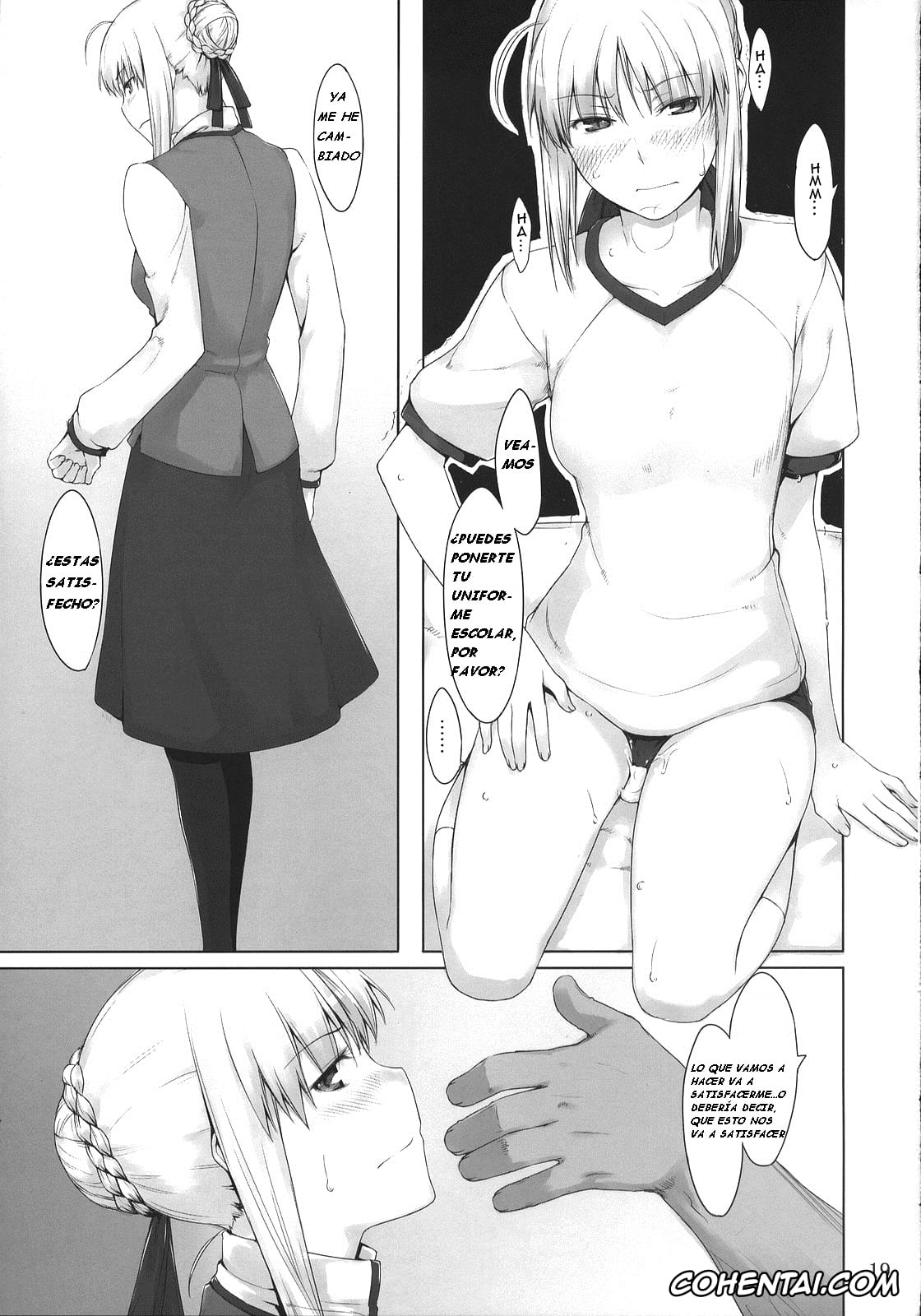 Fate/stay night hentai, Rin Tosaka hentai, Saber | Arturia Pendragon hentai, Tohsaka-ke no Kakei Jijou 4 (Fatestay night), pagina 18