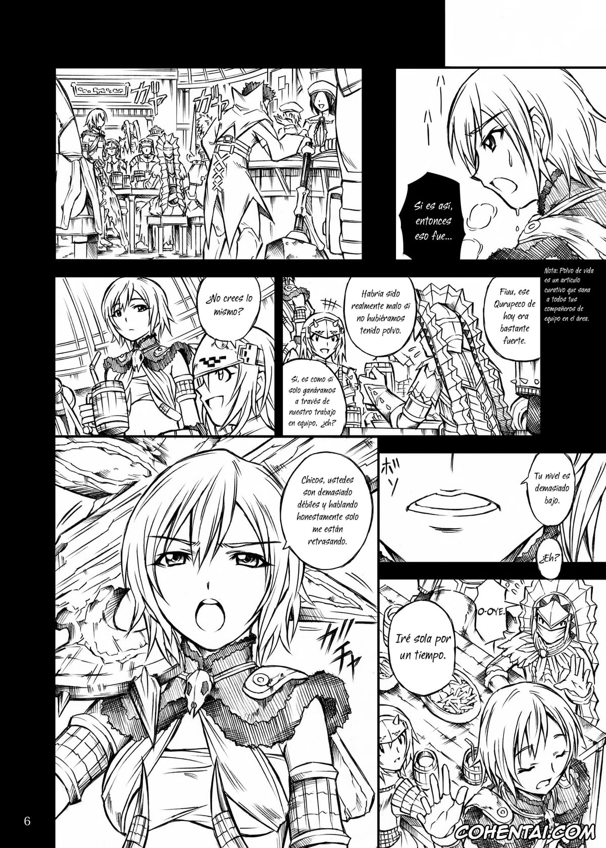 Monster Hunter hentai, Solo Hunter no Seitai (Monster Hunter), pagina 6