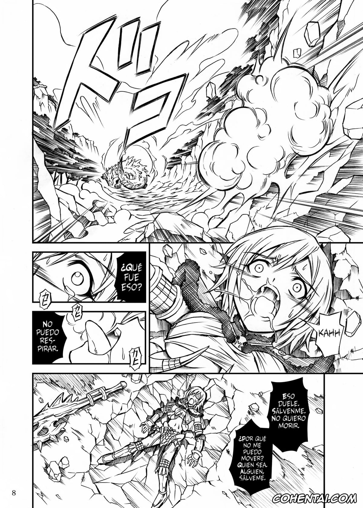Monster Hunter porno, Solo Hunter no Seitai (Monster Hunter), pagina 8
