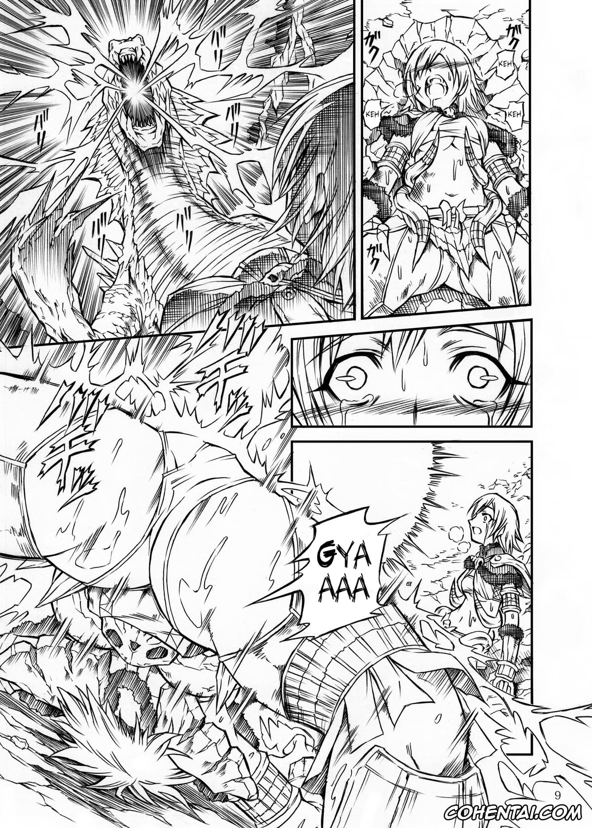 Monster Hunter hentai, Solo Hunter no Seitai (Monster Hunter), pagina 9
