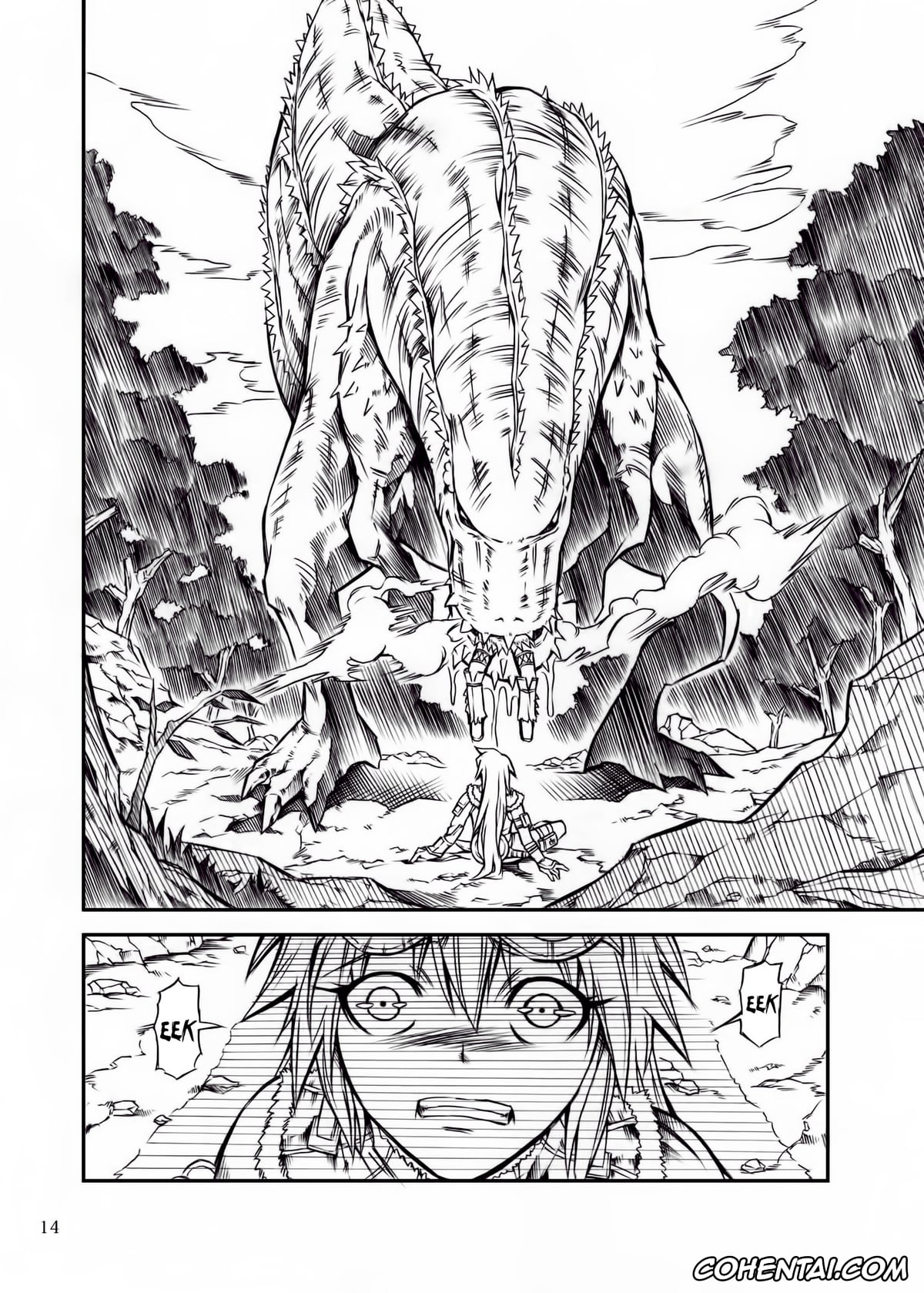 Monster Hunter porno, Solo Hunter no Seitai (Monster Hunter), pagina 14