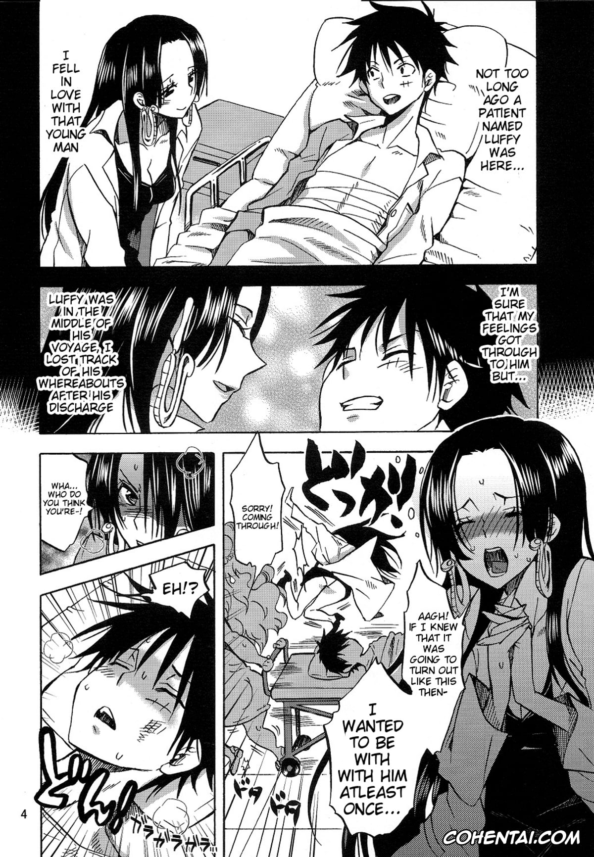 One Piece hentai, Boa Hancock hentai, Monkey D. Luffy hentai, Pirates Hospital (ONE PIECE), pagina 3
