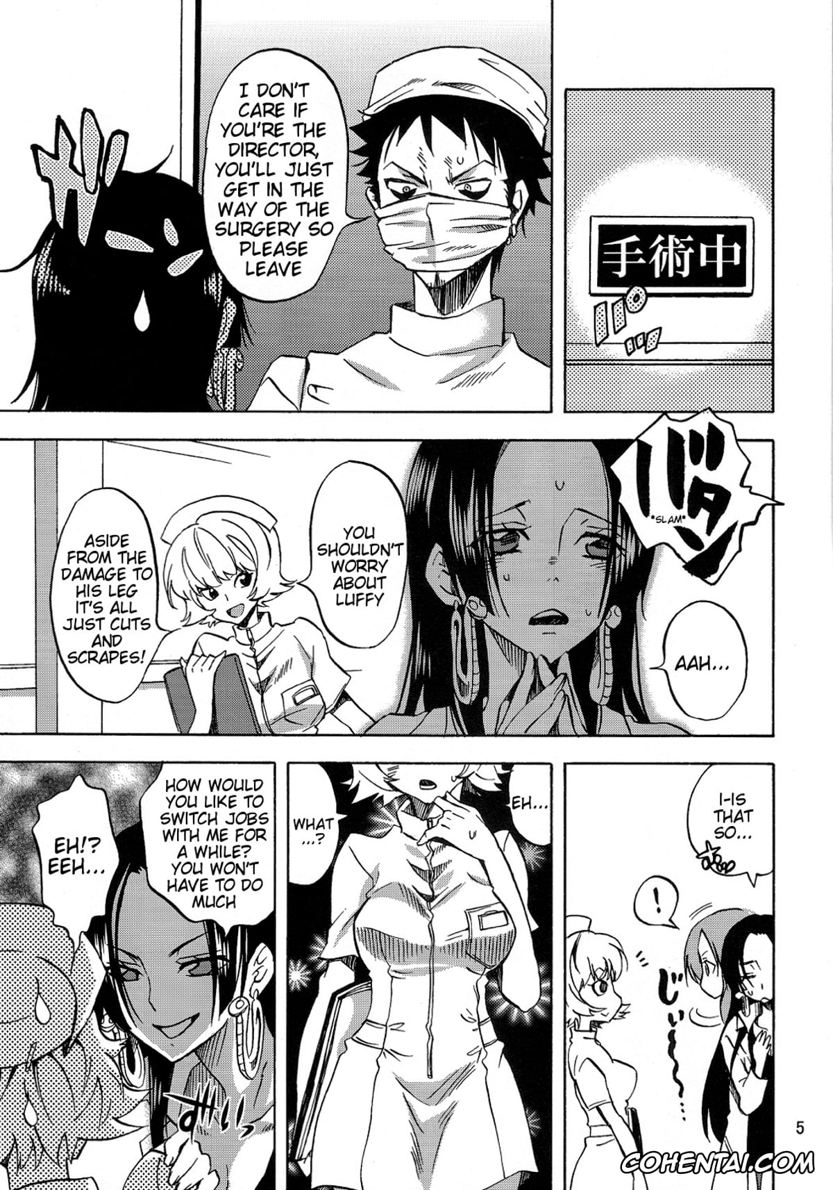 One Piece xxx, Boa Hancock xxx, Monkey D. Luffy xxx, Pirates Hospital (ONE PIECE), pagina 4