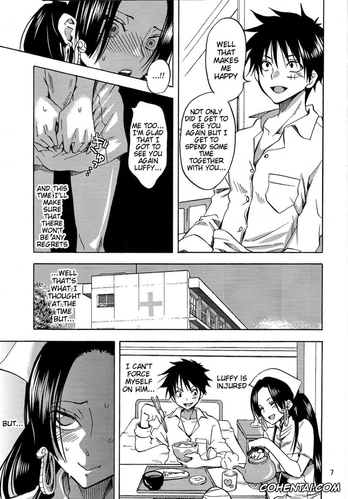 One Piece hentai, Boa Hancock hentai, Monkey D. Luffy hentai, Pirates Hospital (ONE PIECE), pagina 6
