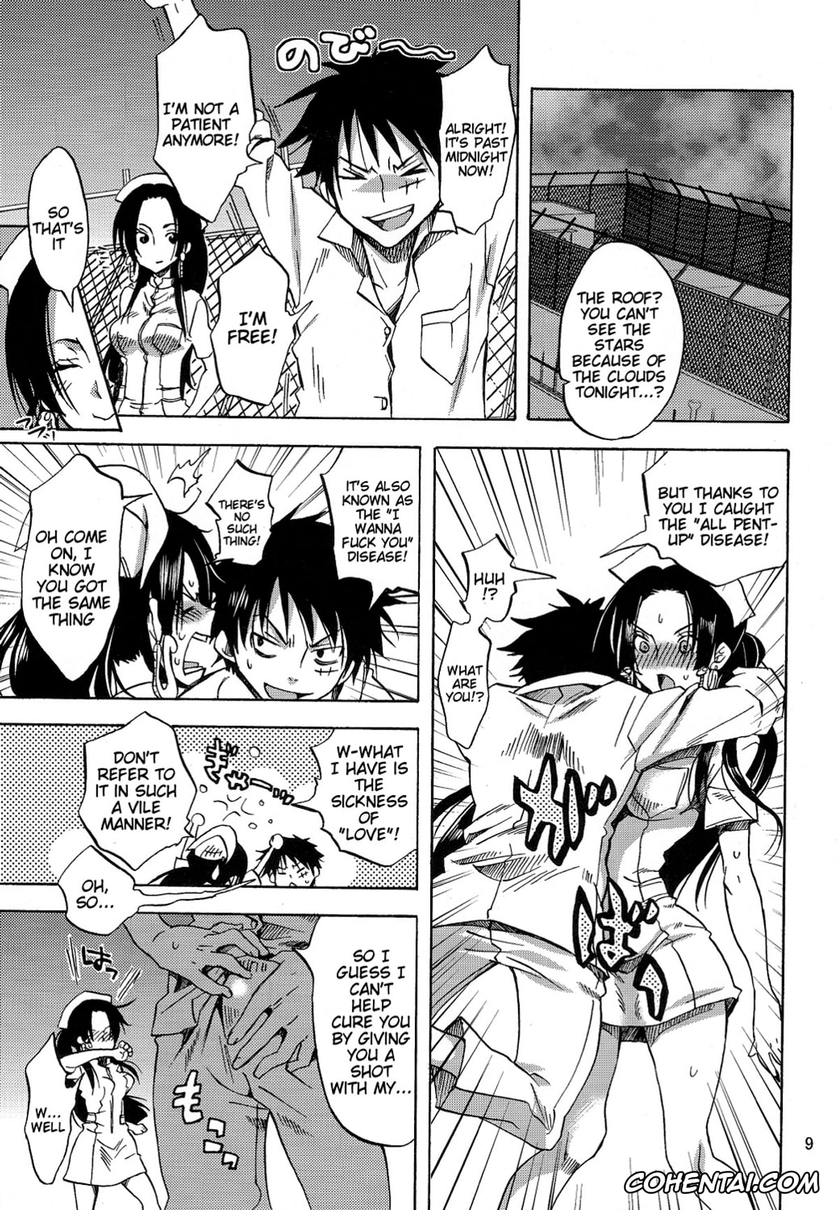 One Piece porno, Boa Hancock porno, Monkey D. Luffy porno, Pirates Hospital (ONE PIECE), pagina 8