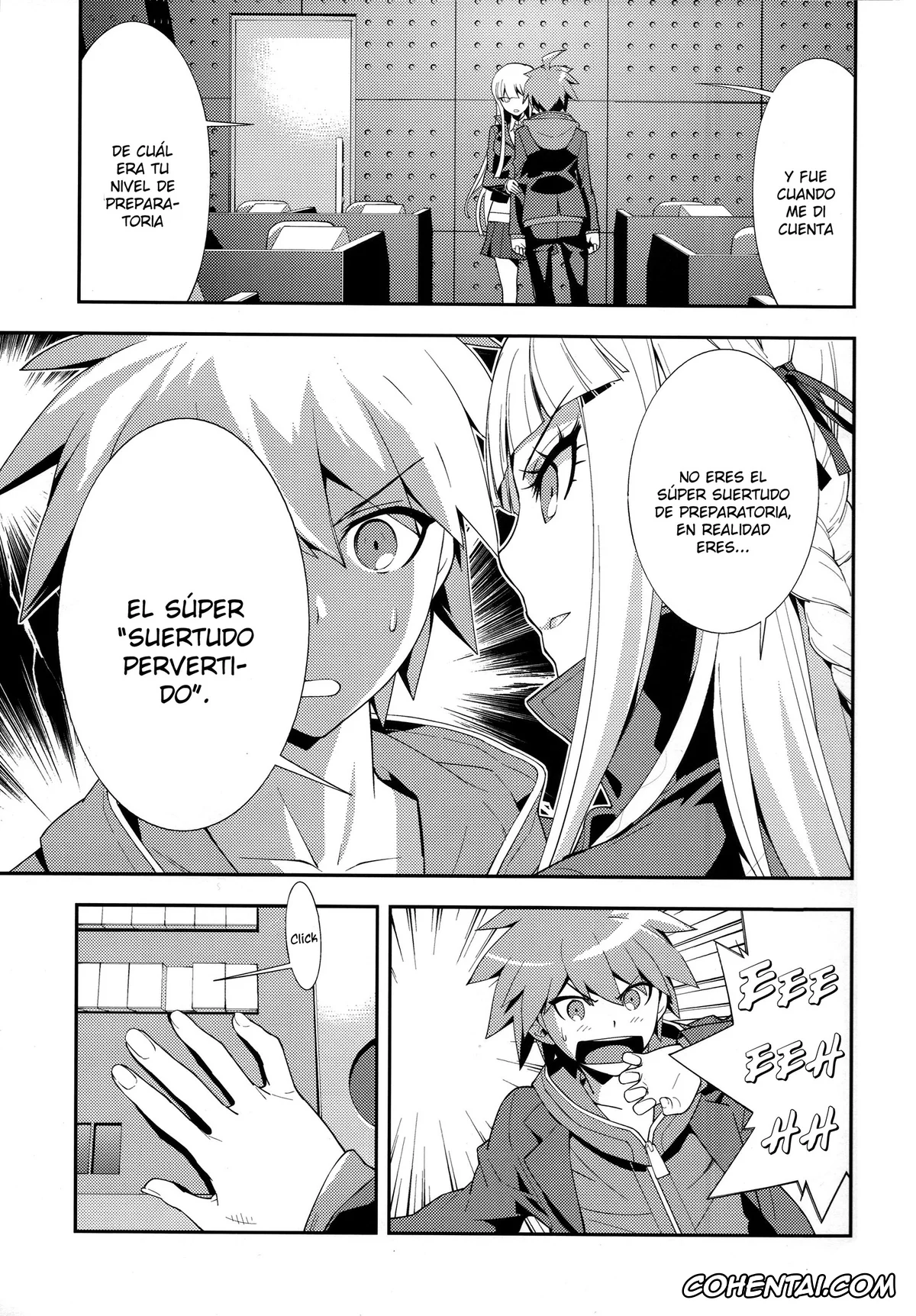 Danganronpa xxx, Aoi Asahina xxx, Celestia Ludenberg xxx, Junko Enoshima xxx, Kyouko Kirigiri xxx, Makoto Naegi xxx, accident (Danganronpa), pagina 10