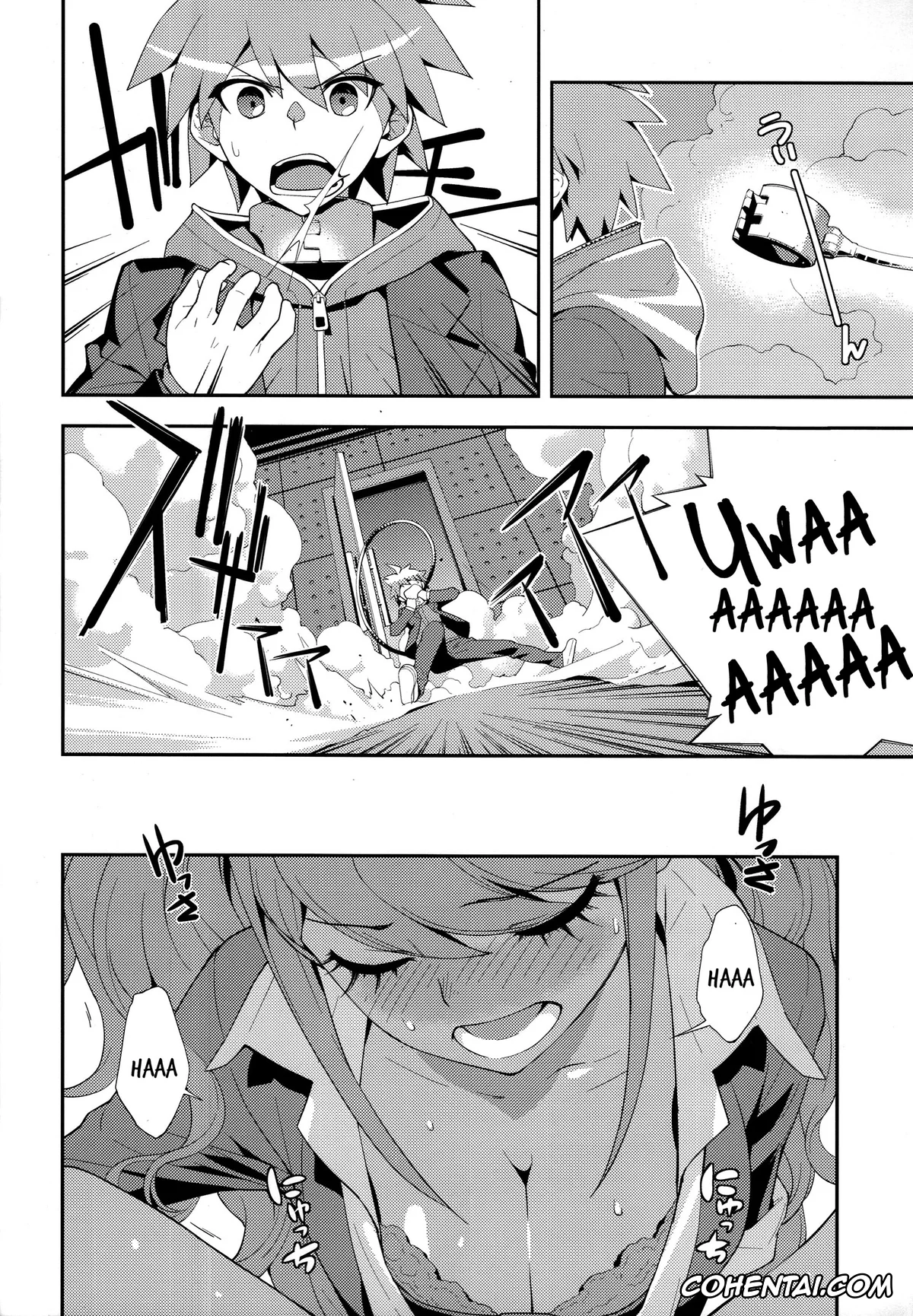 Danganronpa xxx, Aoi Asahina xxx, Celestia Ludenberg xxx, Junko Enoshima xxx, Kyouko Kirigiri xxx, Makoto Naegi xxx, accident (Danganronpa), pagina 13