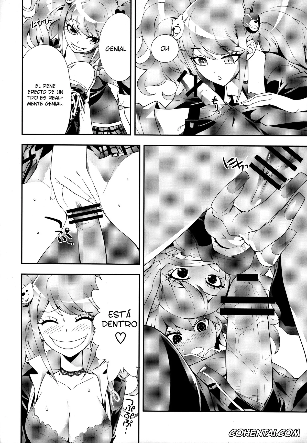 Danganronpa xxx, Aoi Asahina xxx, Celestia Ludenberg xxx, Junko Enoshima xxx, Kyouko Kirigiri xxx, Makoto Naegi xxx, accident (Danganronpa), pagina 19