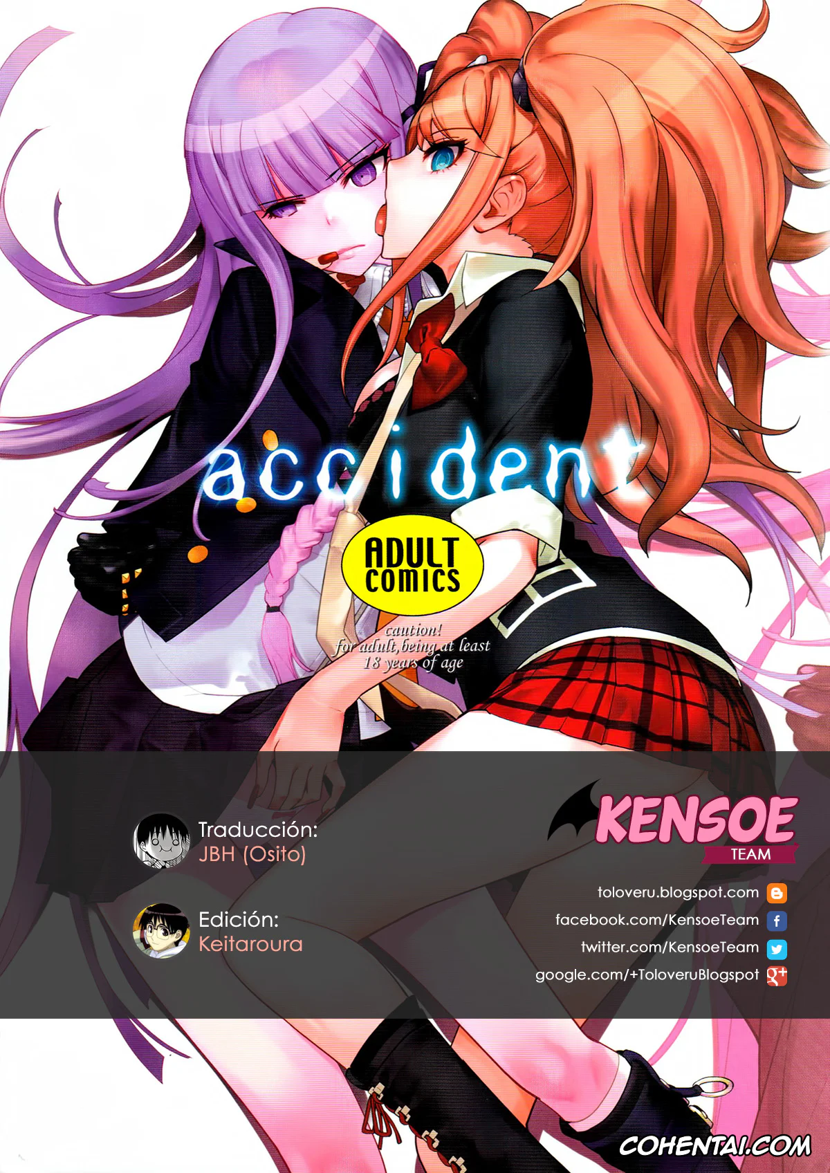 Danganronpa hentai, Aoi Asahina hentai, Celestia Ludenberg hentai, Junko Enoshima hentai, Kyouko Kirigiri hentai, Makoto Naegi hentai, accident (Danganronpa), pagina 27