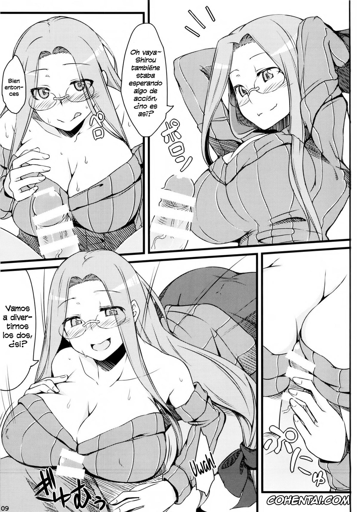 Fate Hollow Ataraxia porno, Rider porno, Shirou Emiya porno, R9 (Fate/hollow ataraxia), pagina 8