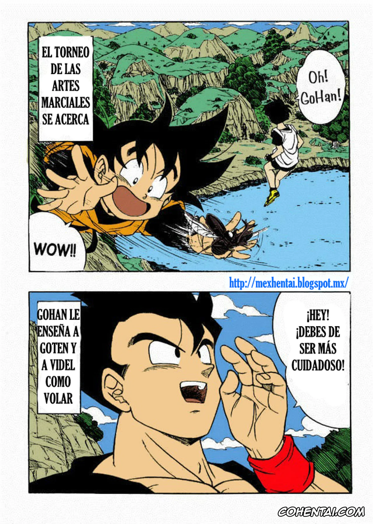 Dragon Ball Z porno, Son Gohan porno, Videl porno, Dragon Ball H (Dragon Ball Z), pagina 2