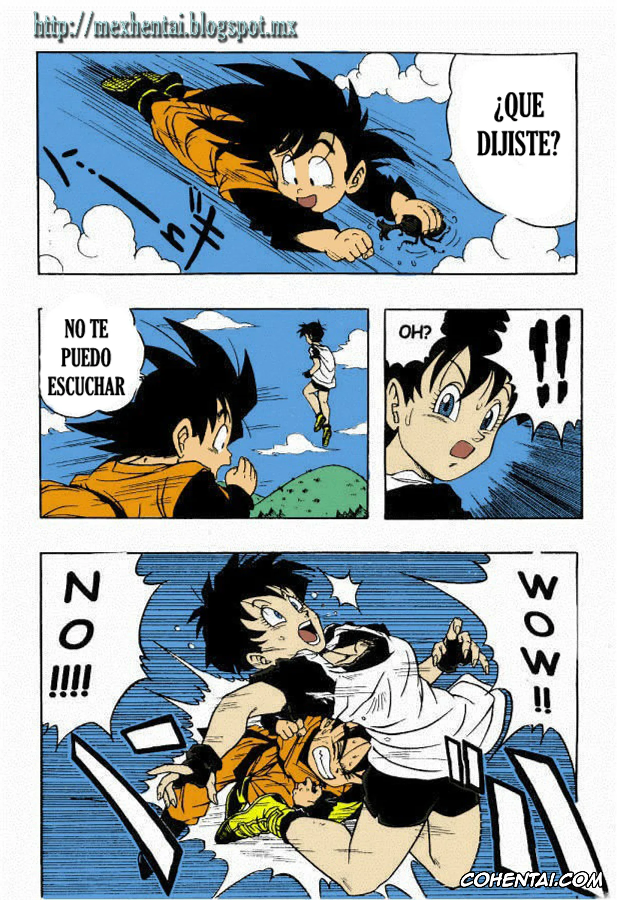 Dragon Ball Z hentai, Son Gohan hentai, Videl hentai, Dragon Ball H (Dragon Ball Z), pagina 3